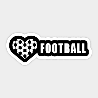 Love Football / Soccer Sticker